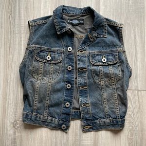 Express Jeans Women’s Denim Vest Size XS